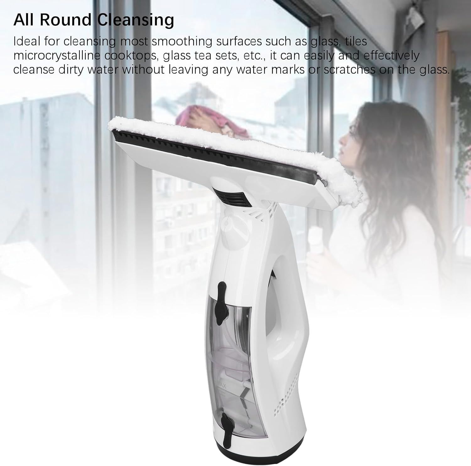 Aspiratore per Finestre a Batteria 2000 mAh - immagine 2