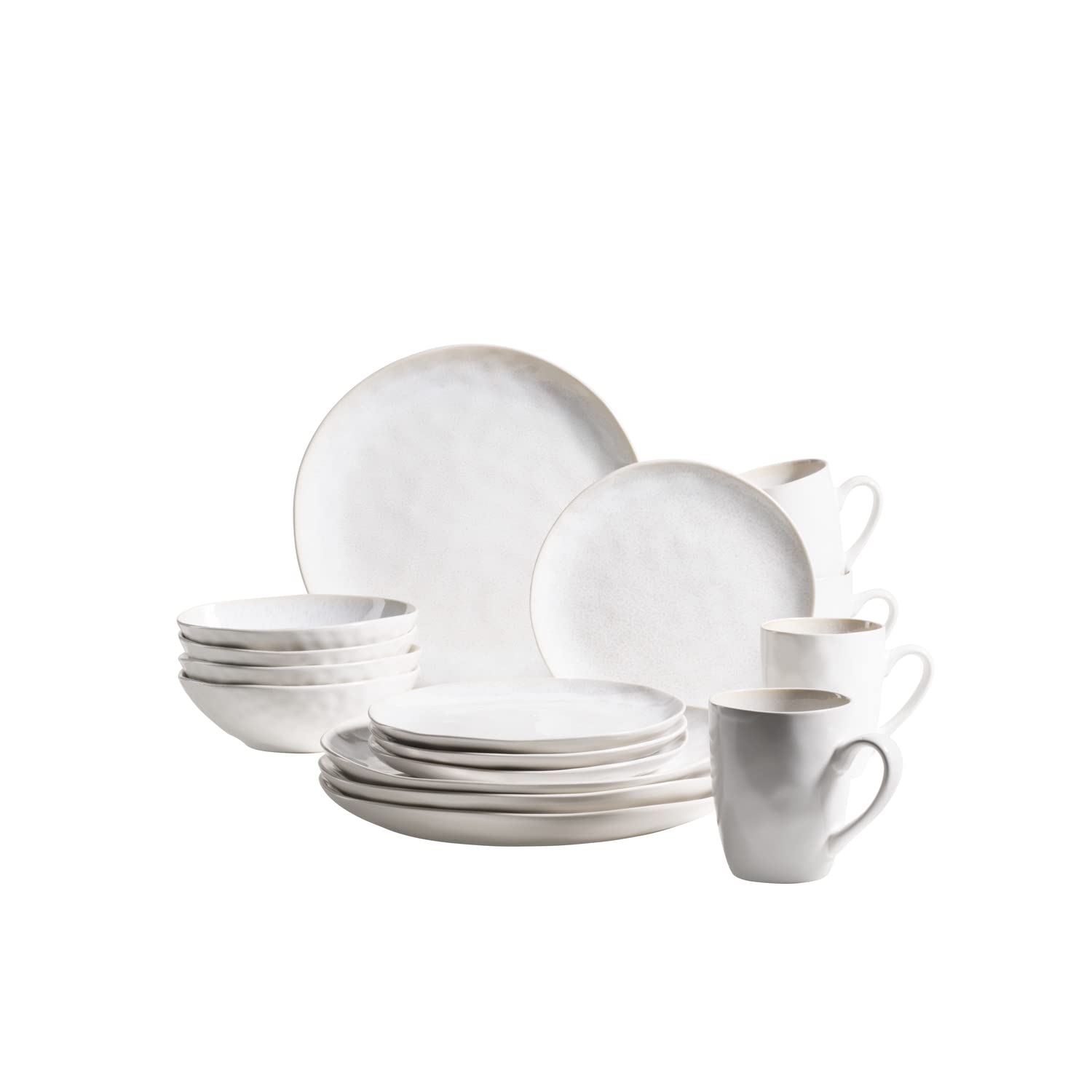 Mäser Serie Frozen - Set Stoviglie Ceramica 16 Pezzi