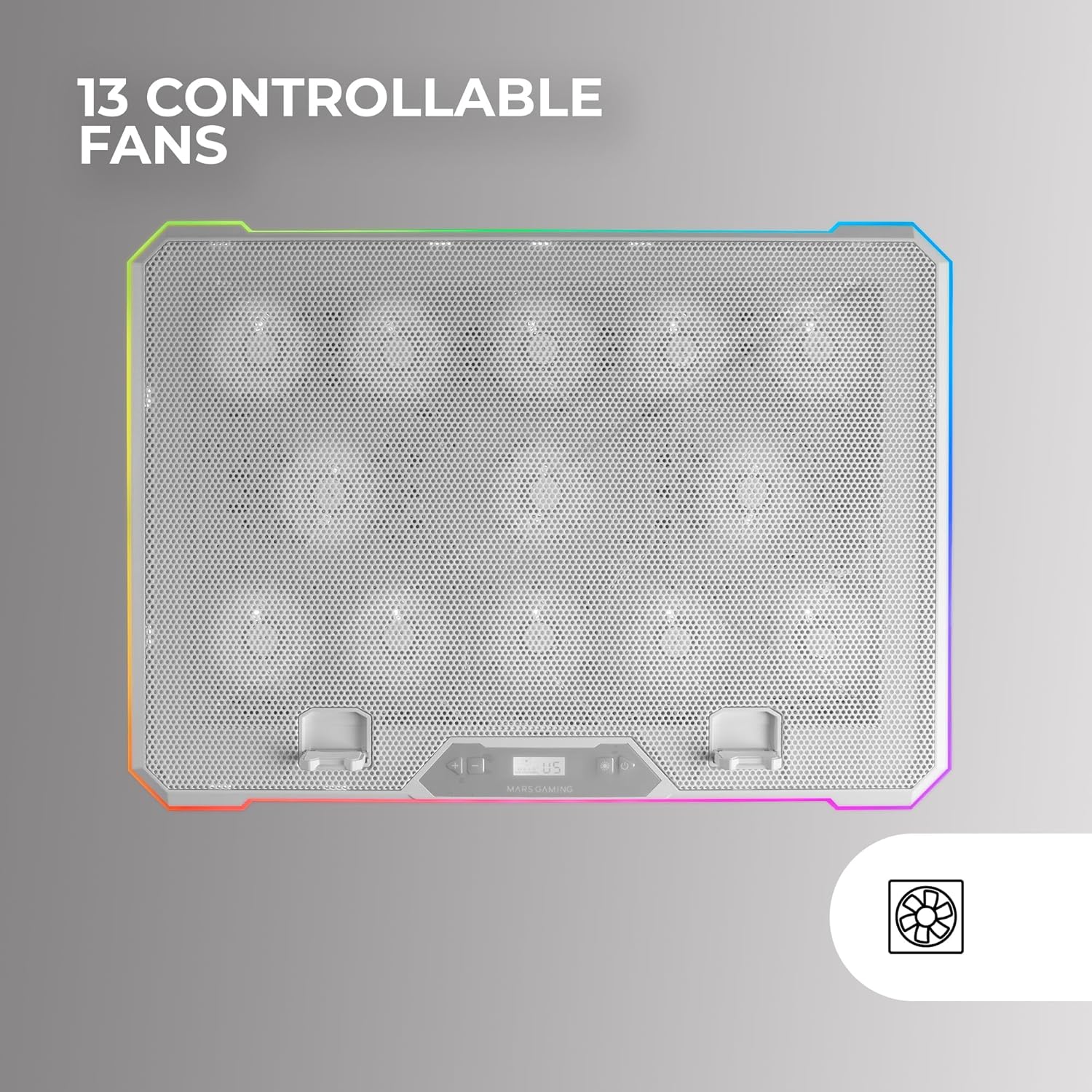 Mars Gaming MNBC13 - Base Raffreddamento Notebook 17" ARGB - immagine 2