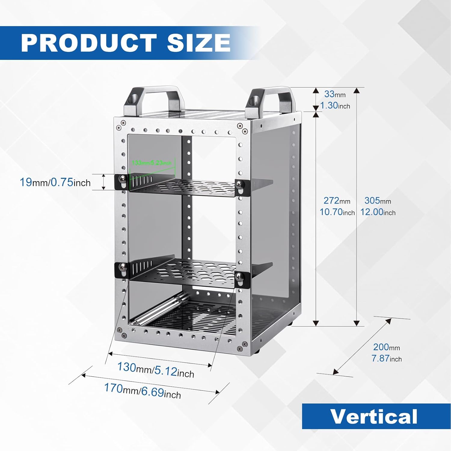Geeekpi DeskPi RackMate TT - Mini Server Cabinet - immagine 2
