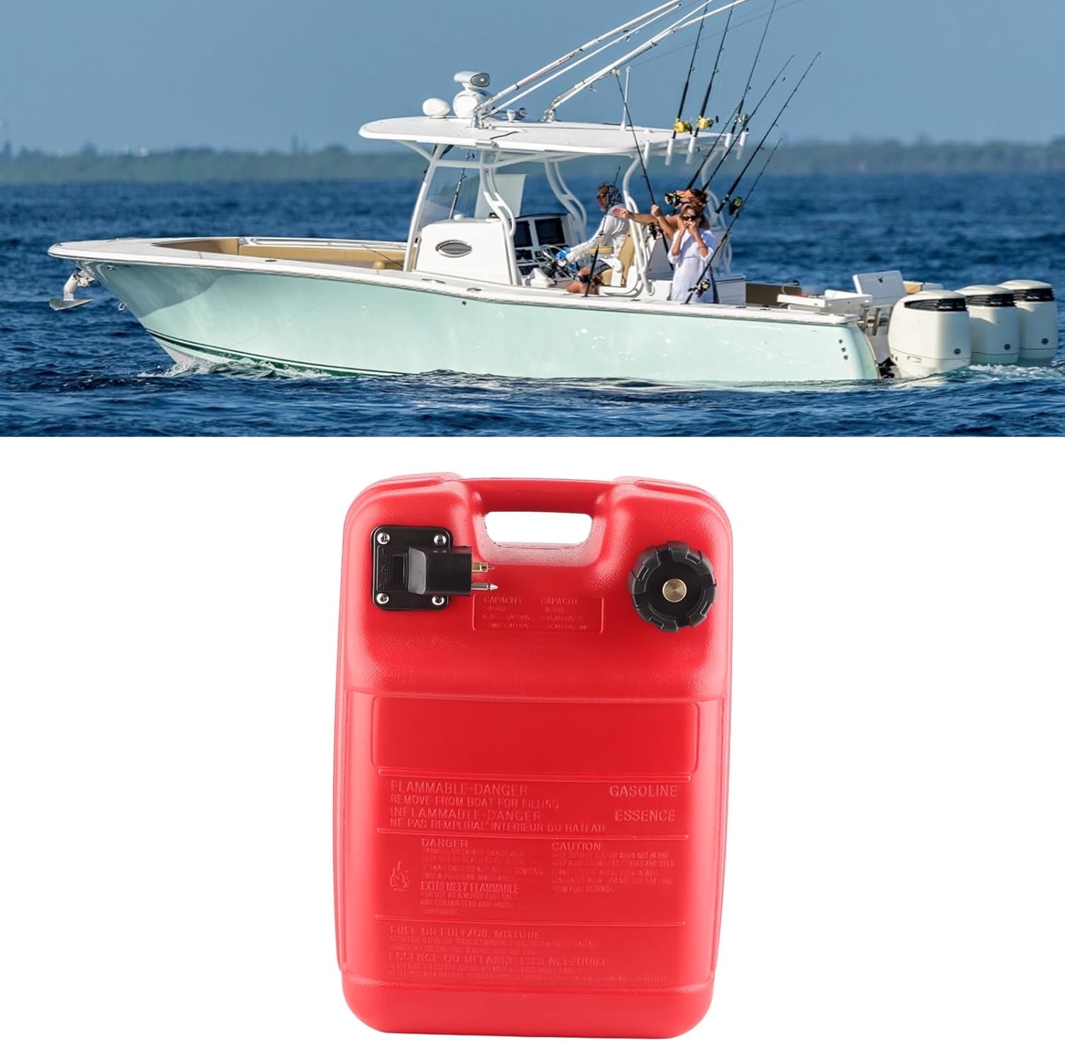 Serbatoio Carburante Marino Portatile 24 Litri - immagine 2