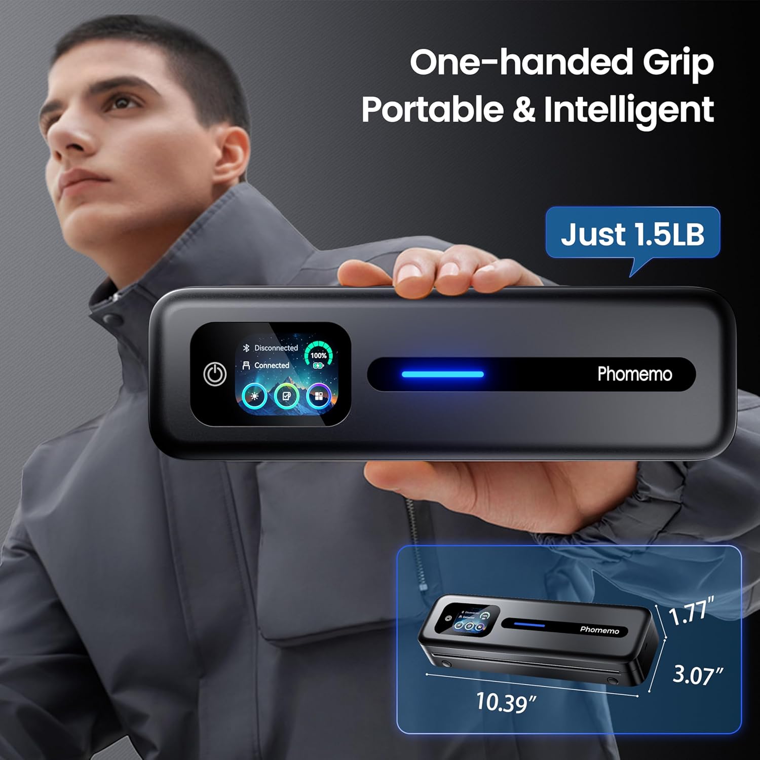 Phomemo M832D Stampante Termica Portatile A4 300 dpi - immagine 5