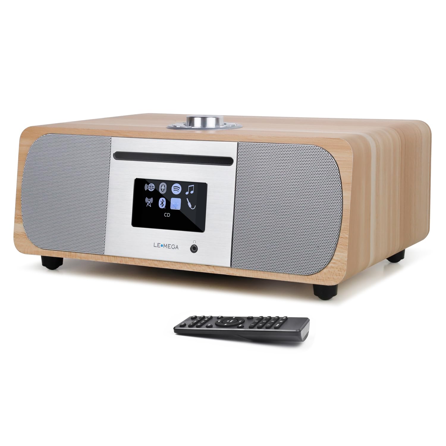 Lemega M5P Impianto Stereo Casa HiFi Compatto, Rovere