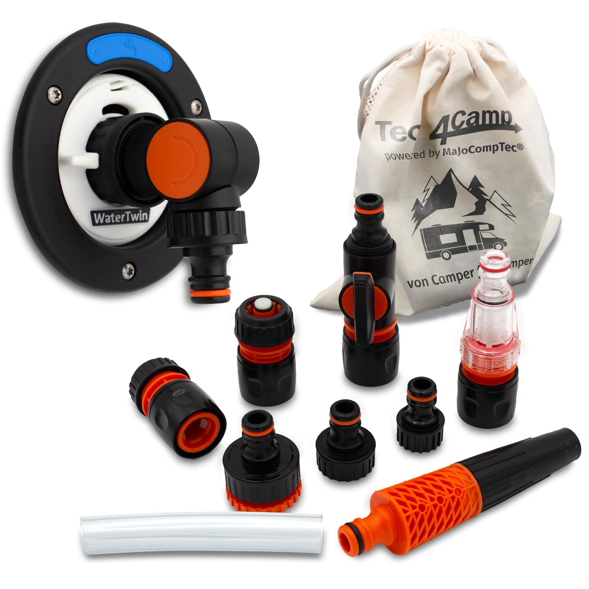 MaJoCompTec® WATERTWIN - Contatore Serbatoio Acqua Camper