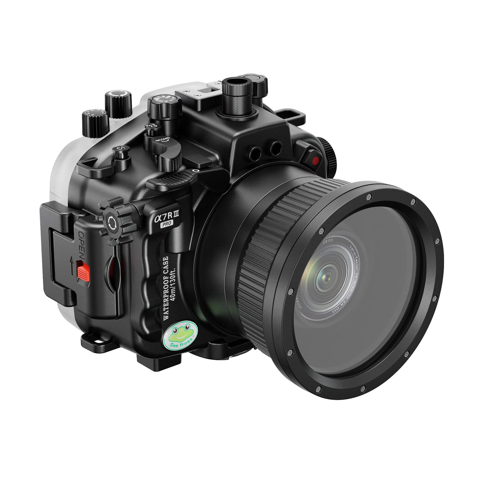 Custodia Subacquea Sea Frogs per Sony A7R III, Nera