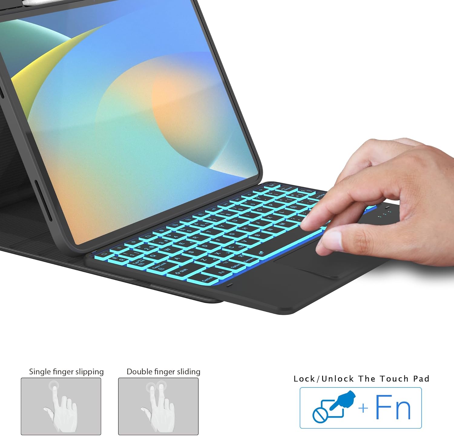 Custodia Tastiera Spagnola Ñ per iPad 10.9" e 11" - immagine 5