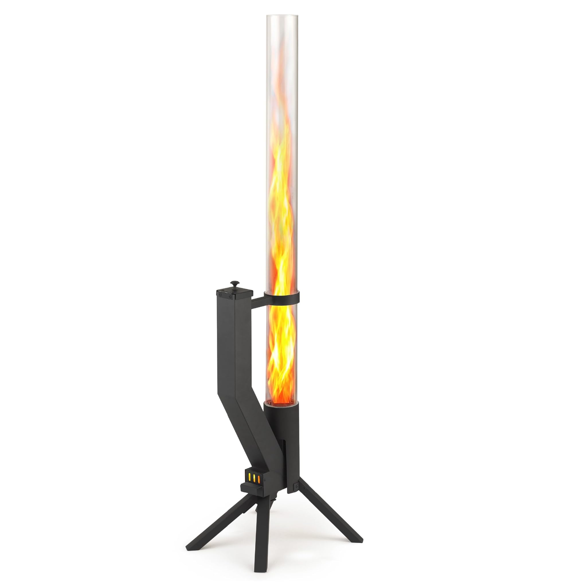 Gardenflare Colonna di Fuoco in Acciaio Inox, Nero