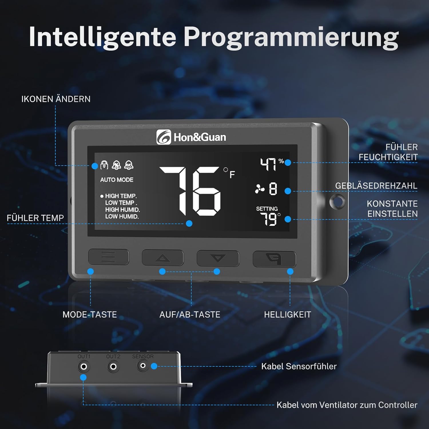 Hon&guan Ventilatore tubolare regolabile 150 mm - immagine 4