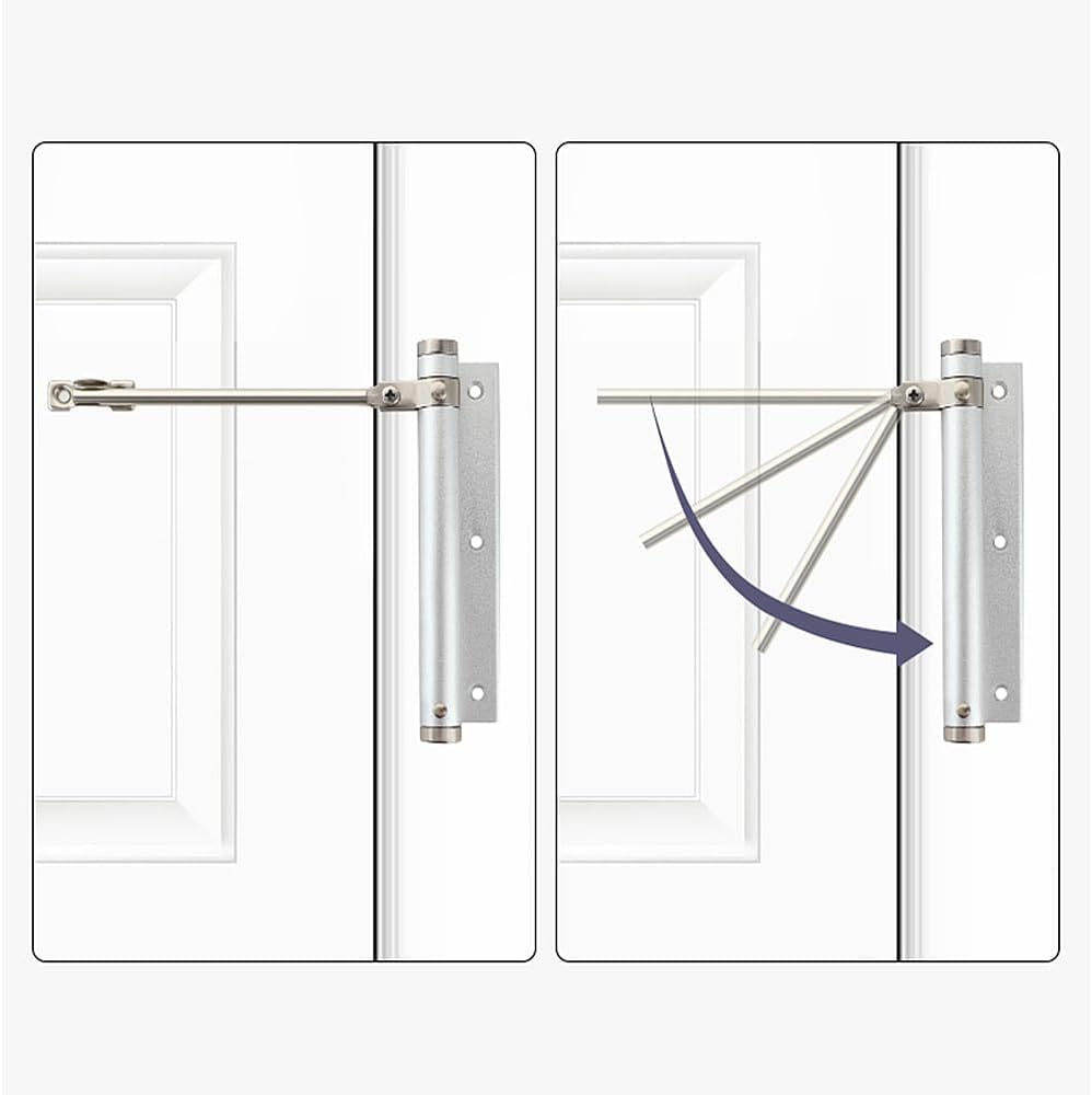 Yuoip® Chiudiporta Automatico Regolabile 45kg - immagine 4