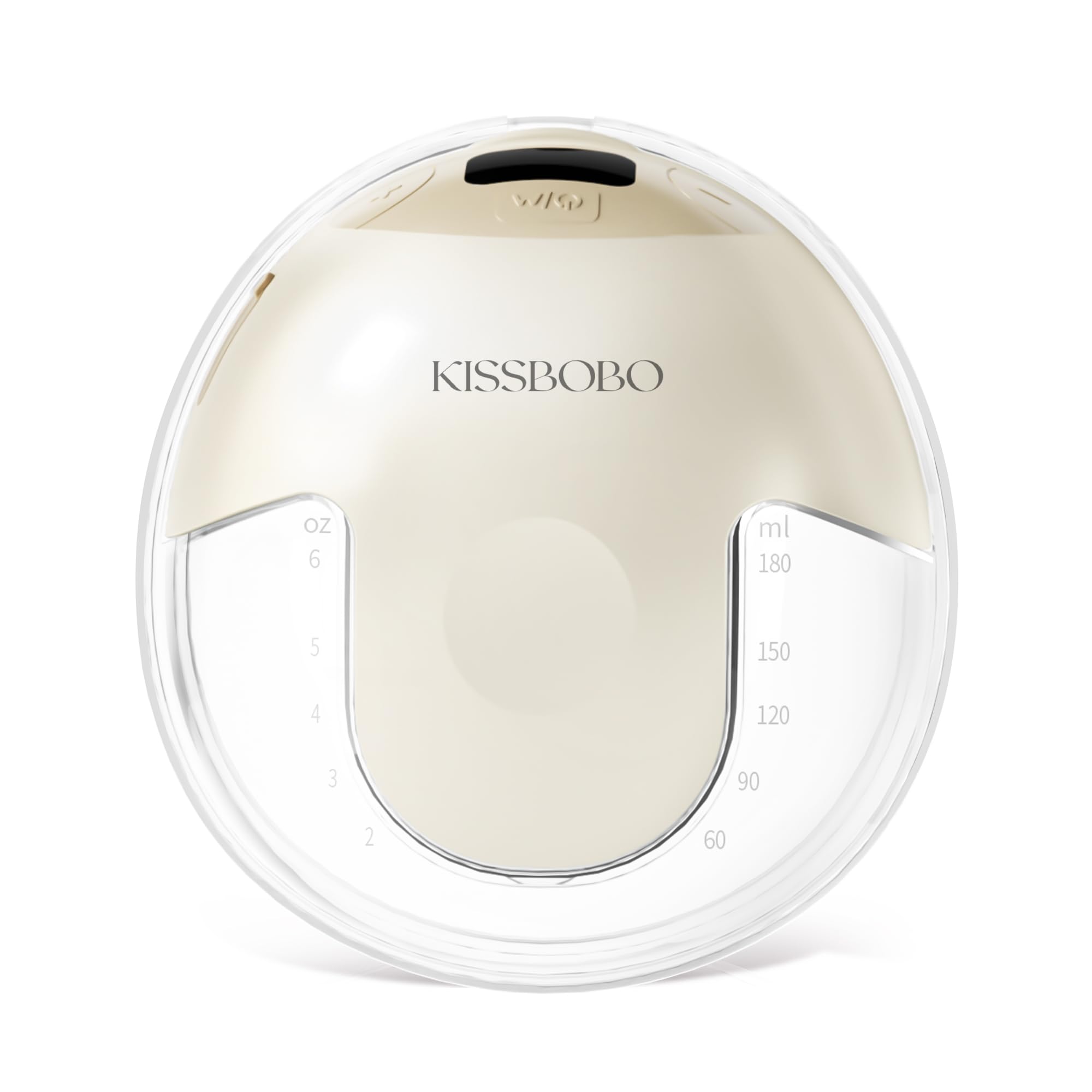 Kissbobo Tiralatte Elettrico Senza Mani, Beige