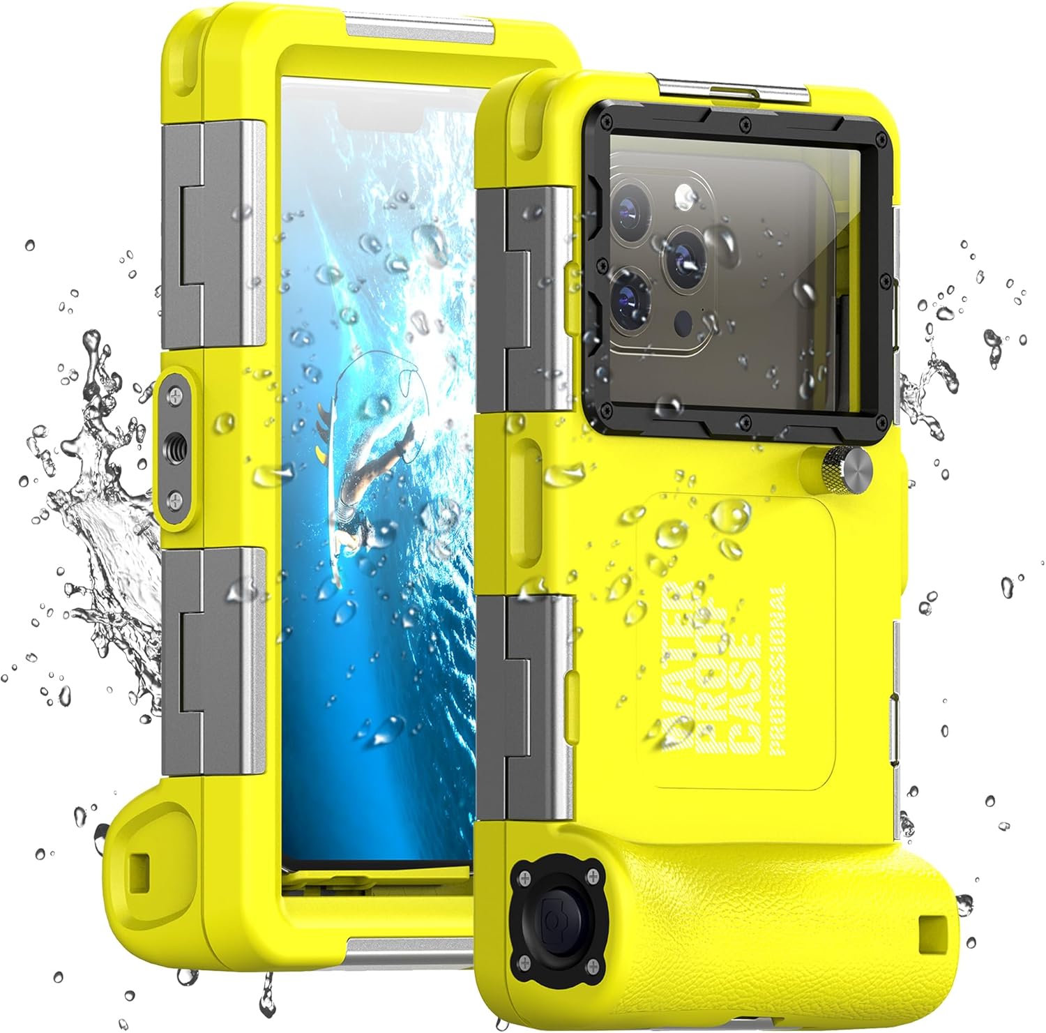 Custodia Impermeabile Subacquea IP68 15M (Giallo) - immagine 1