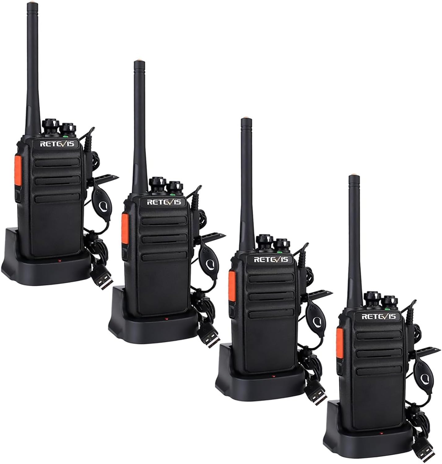 Retevis RT24 Plus Walkie-Talkie PMR446 (4 pezzi) - immagine 1