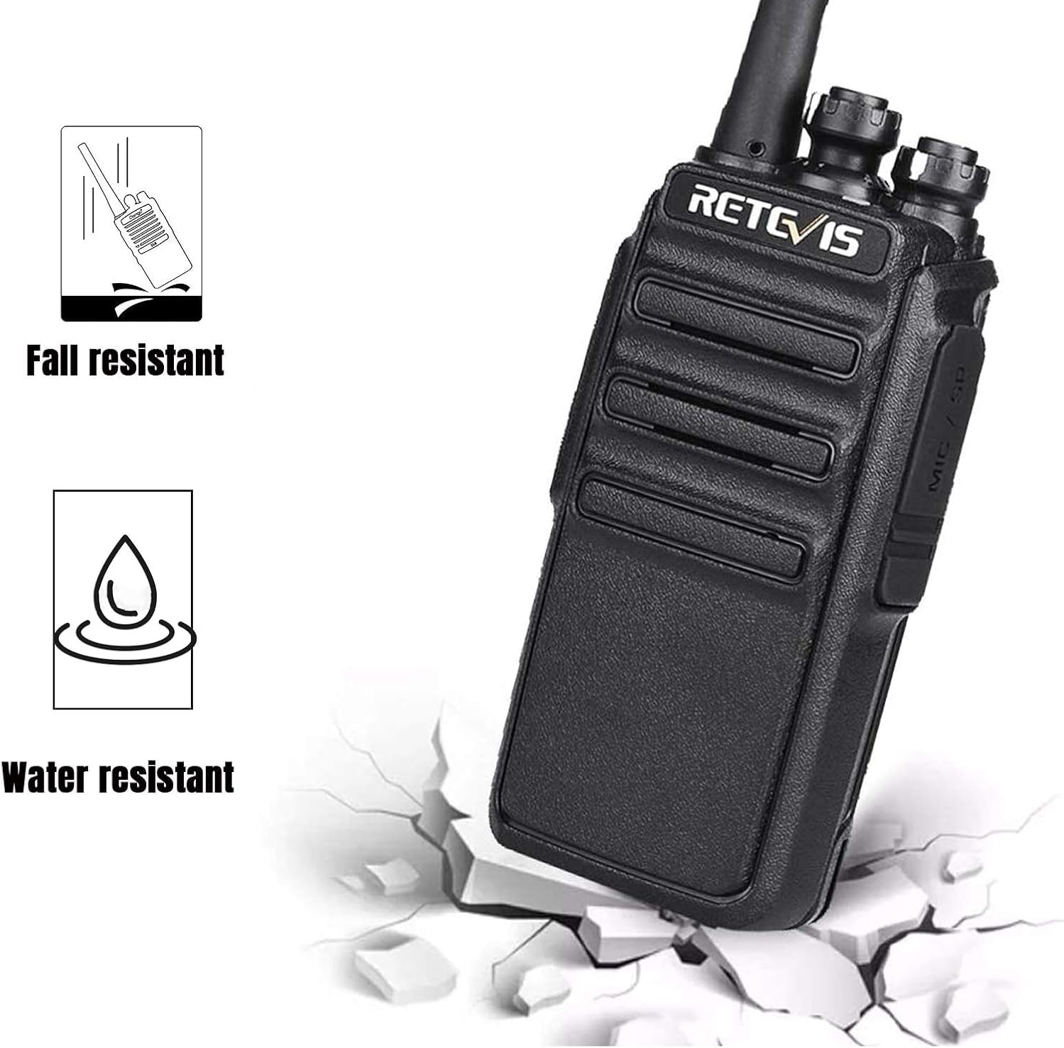 Retevis RT24 Plus Walkie-Talkie PMR446 (4 pezzi) - immagine 5