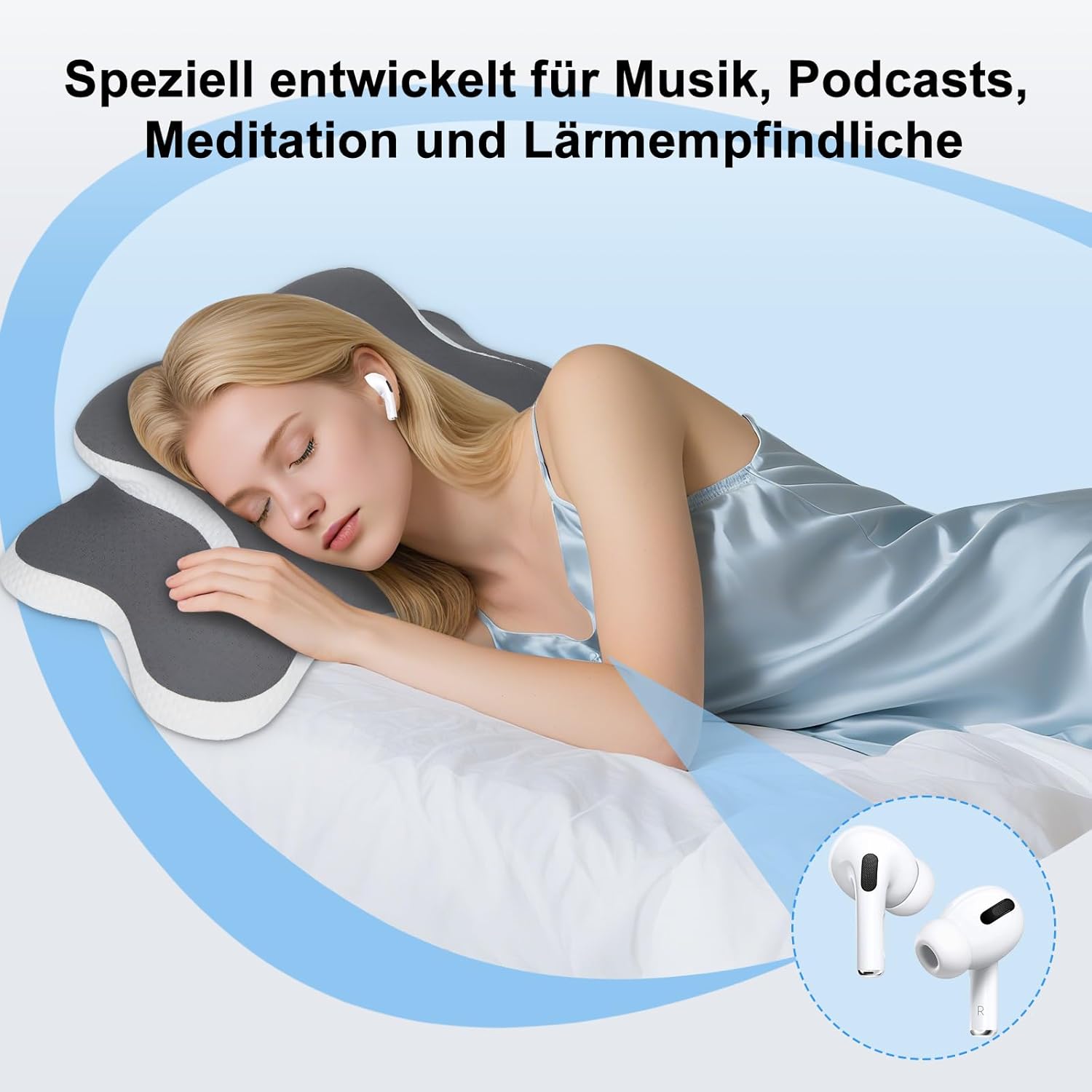 Cuscino Memory Foam Cervicale Ergonomico - immagine 3