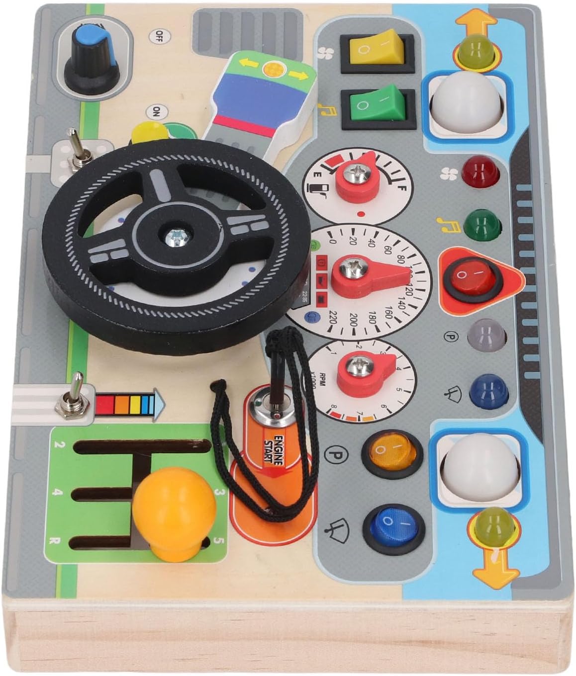 Giocattolo Volante in Legno per Bambini con Suoni - immagine 1