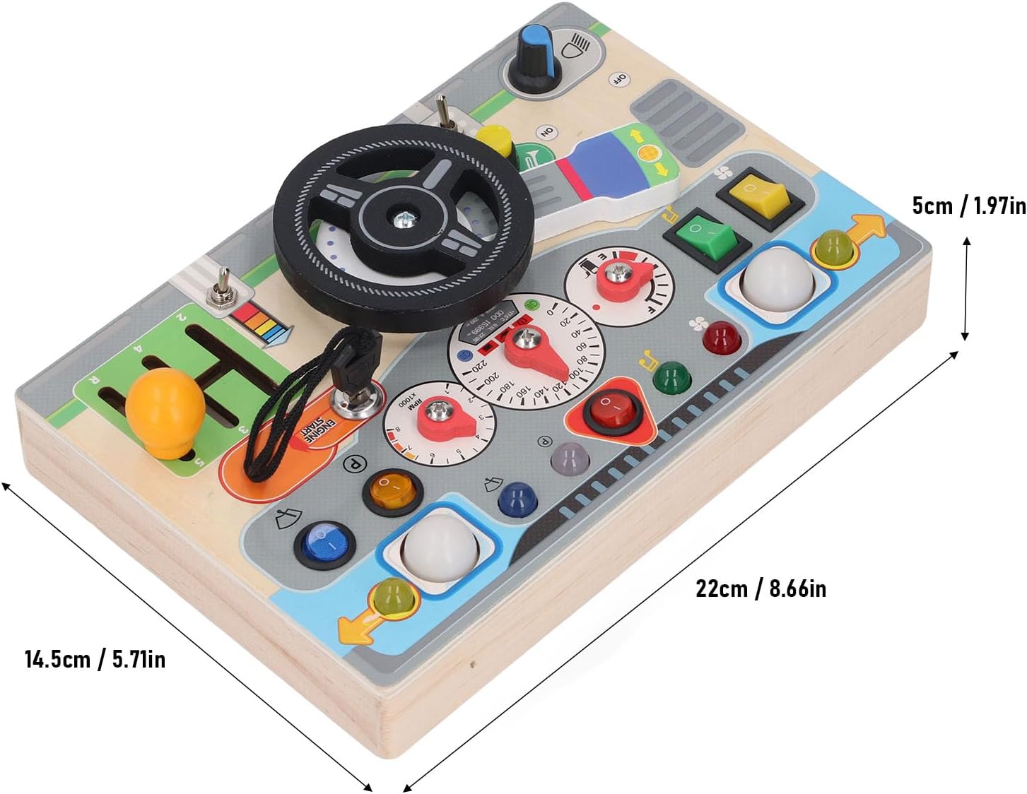 Giocattolo Volante in Legno per Bambini con Suoni - immagine 2