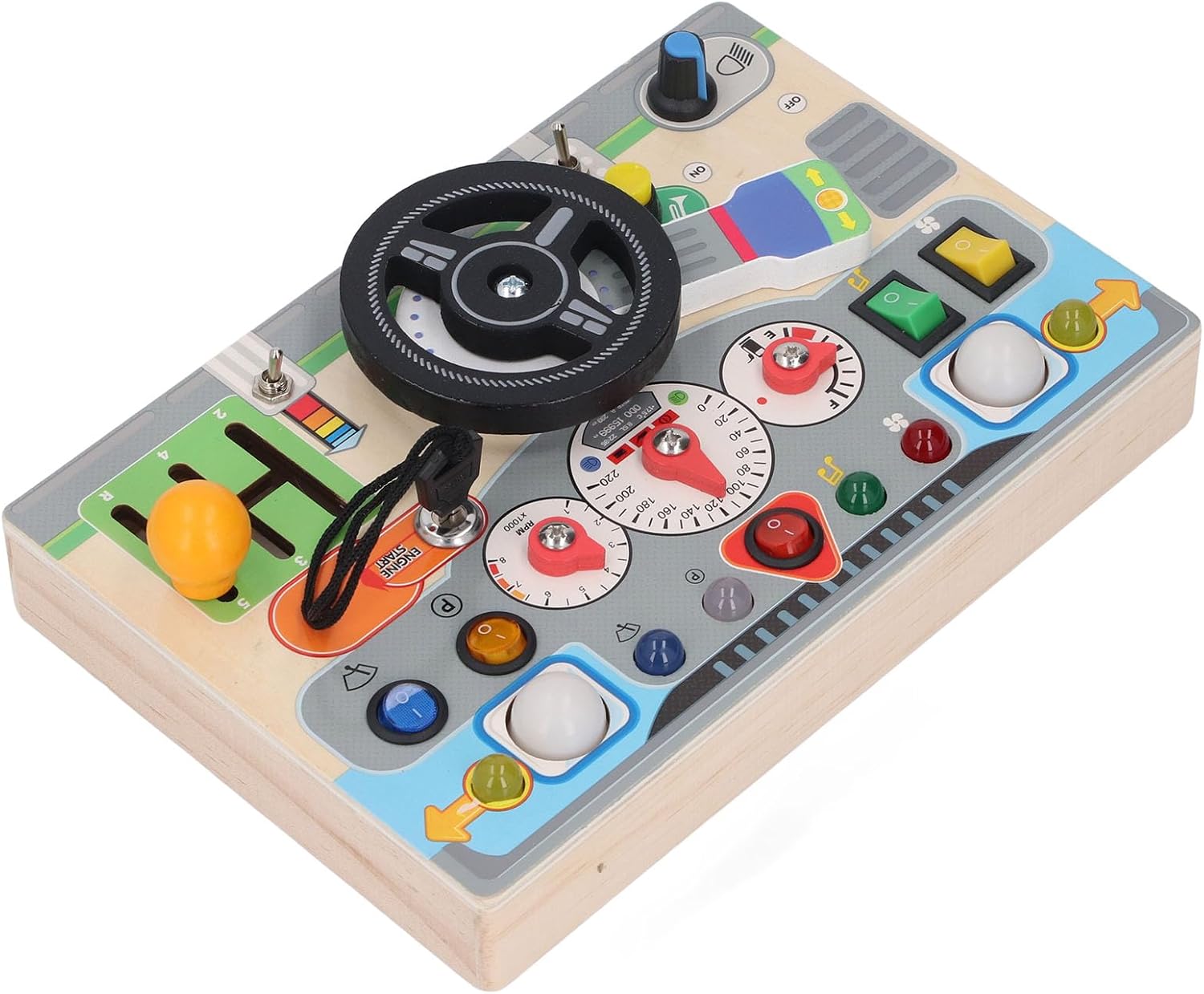 Giocattolo Volante in Legno per Bambini con Suoni - immagine 7