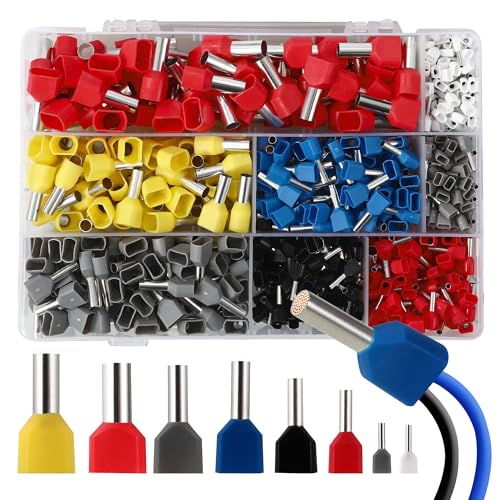 Puntalini Doppi Preisolati 0.5-10mm² (750 Pezzi)