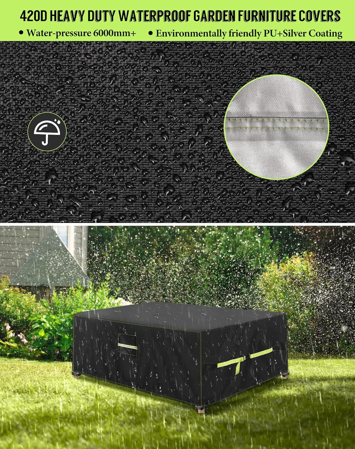 VDISRR Copertura Tavolo Esterno 300x250x100cm - immagine 2