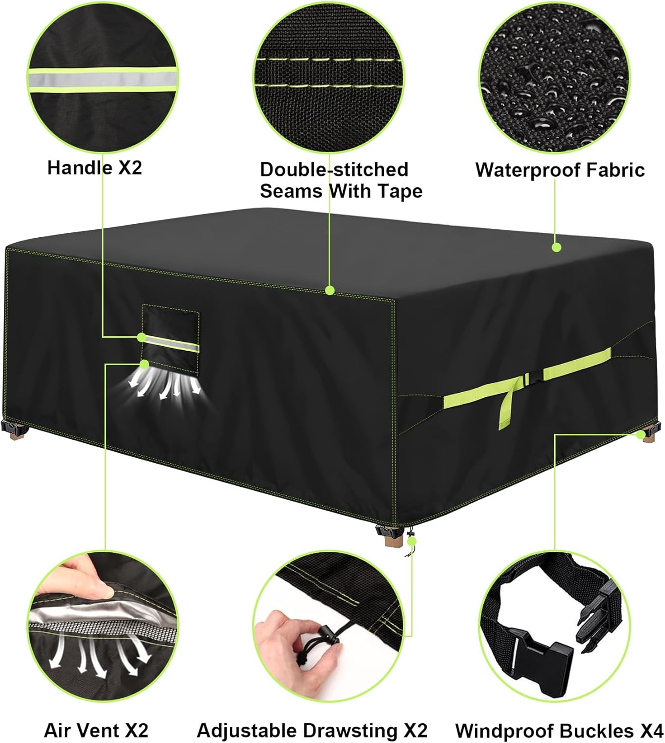 VDISRR Copertura Tavolo Esterno 300x250x100cm - immagine 6