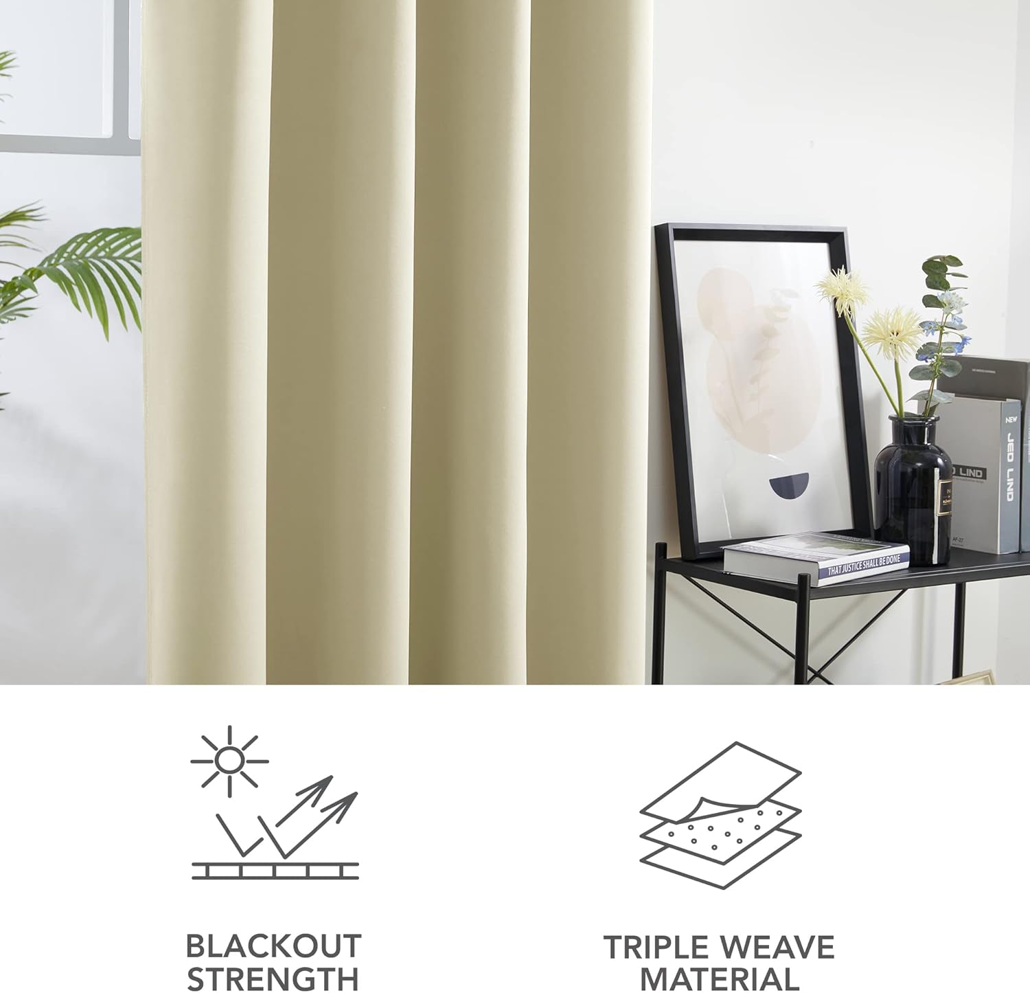 Deconovo Tende Oscuranti Termiche 2 Pezzi 140x220 CM - immagine 7