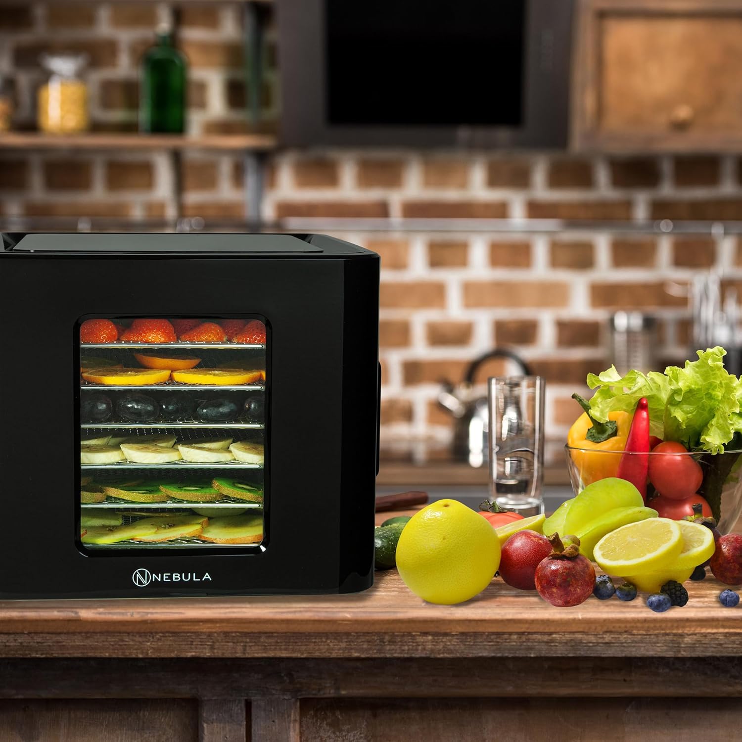 Nebula Disidratatore Alimentare 6 Vassoi 400W, Nero - immagine 4