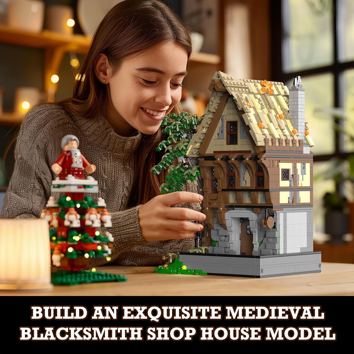 JMBricklayer Medieval Blacksmith Shop Lighting Set 30122 - immagine 6