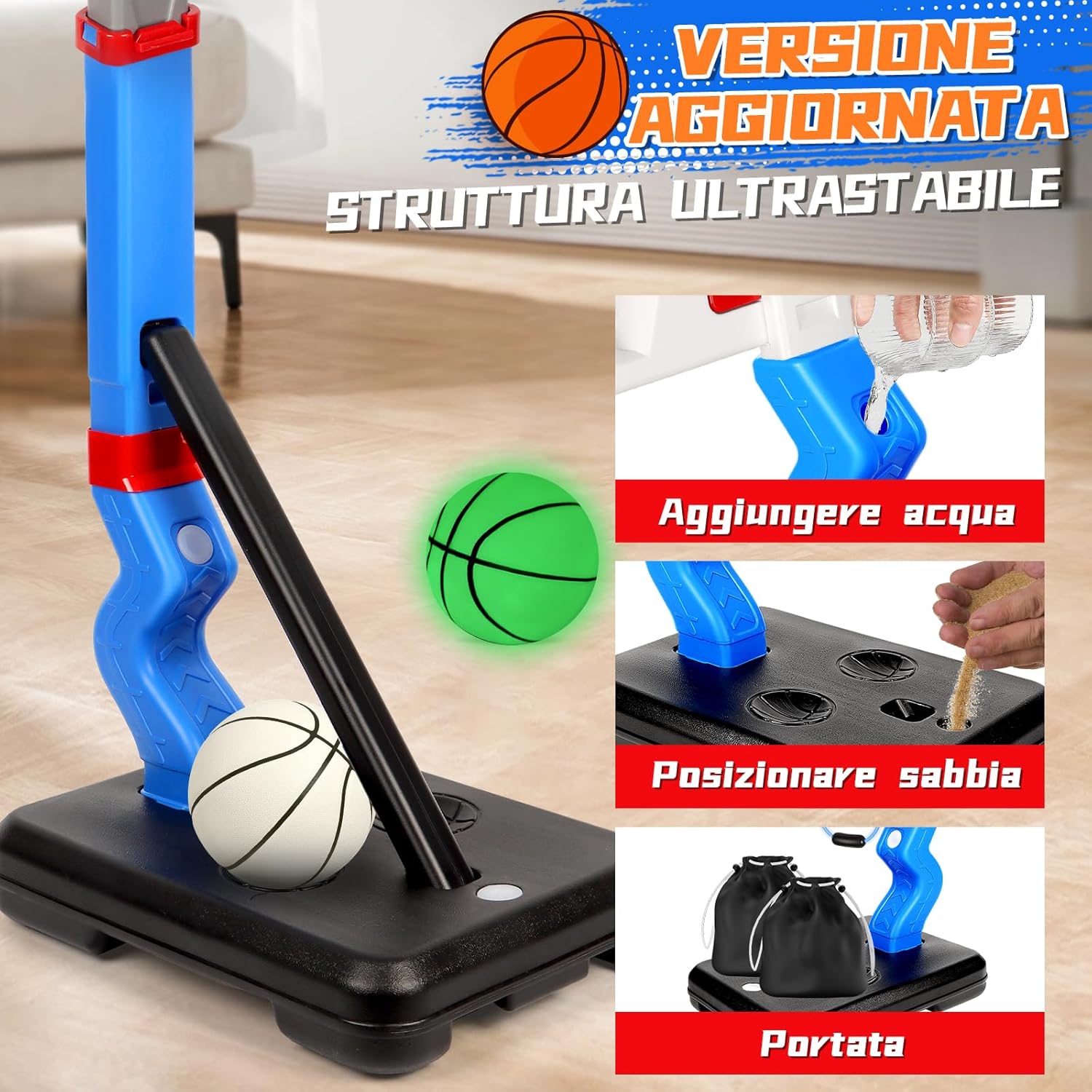 Herenear Canestro Basket Bambini con Punteggio - immagine 4