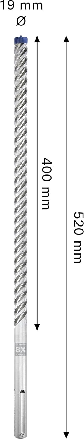Bosch Punta Martelli EXPERT SDS max-8X Ø 19,00 mm - immagine 3