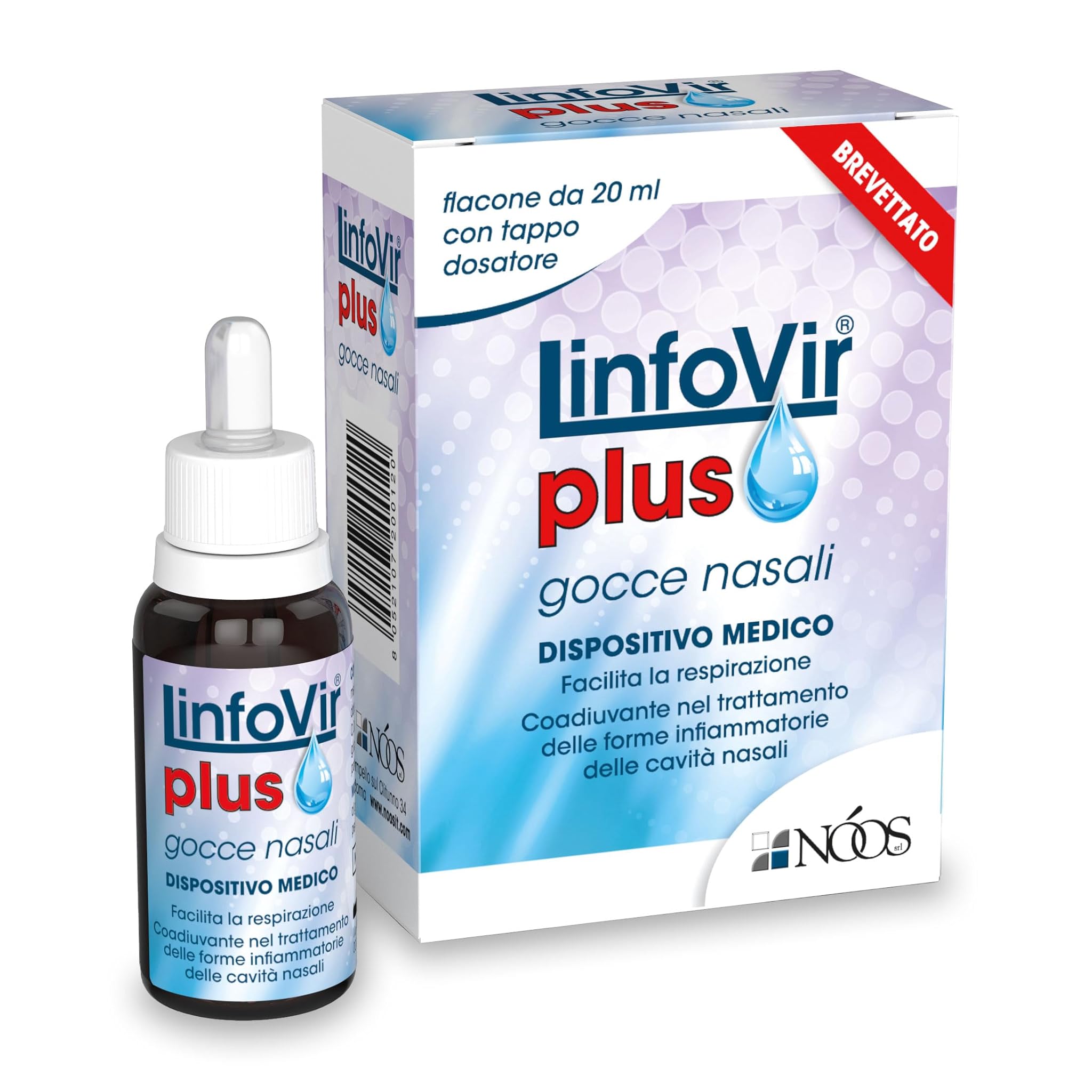 LinfoVir® Plus Gocce Nasali con Resveratrolo 20ml