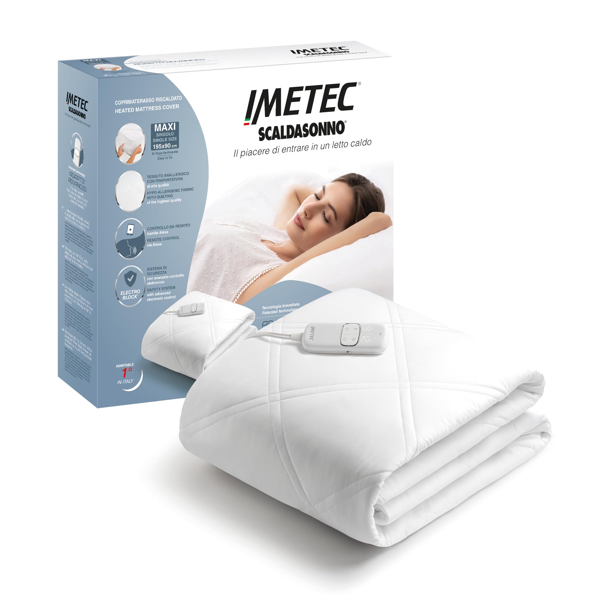 Imetec Scaldasonno Adapto Advanced Maxi Singolo