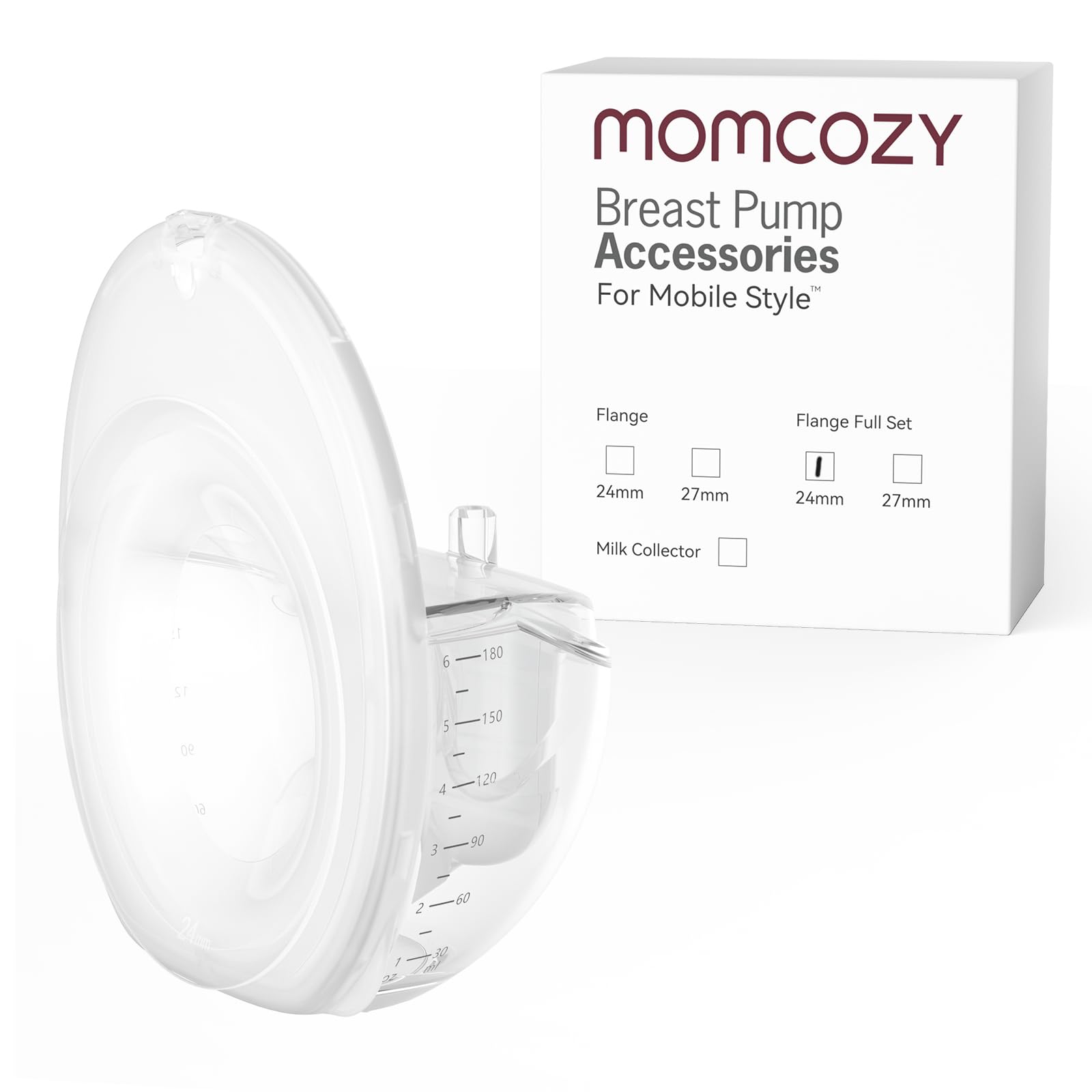 Momcozy Set Coppa di Raccolta per Tiralatte M6