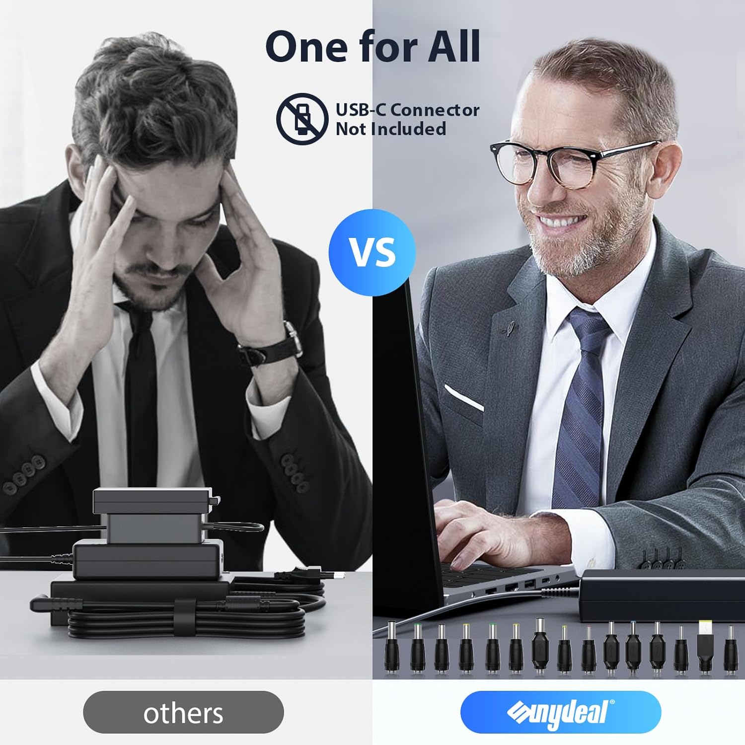 Sunydeal 90W Alimentatore Universale Notebook - immagine 4