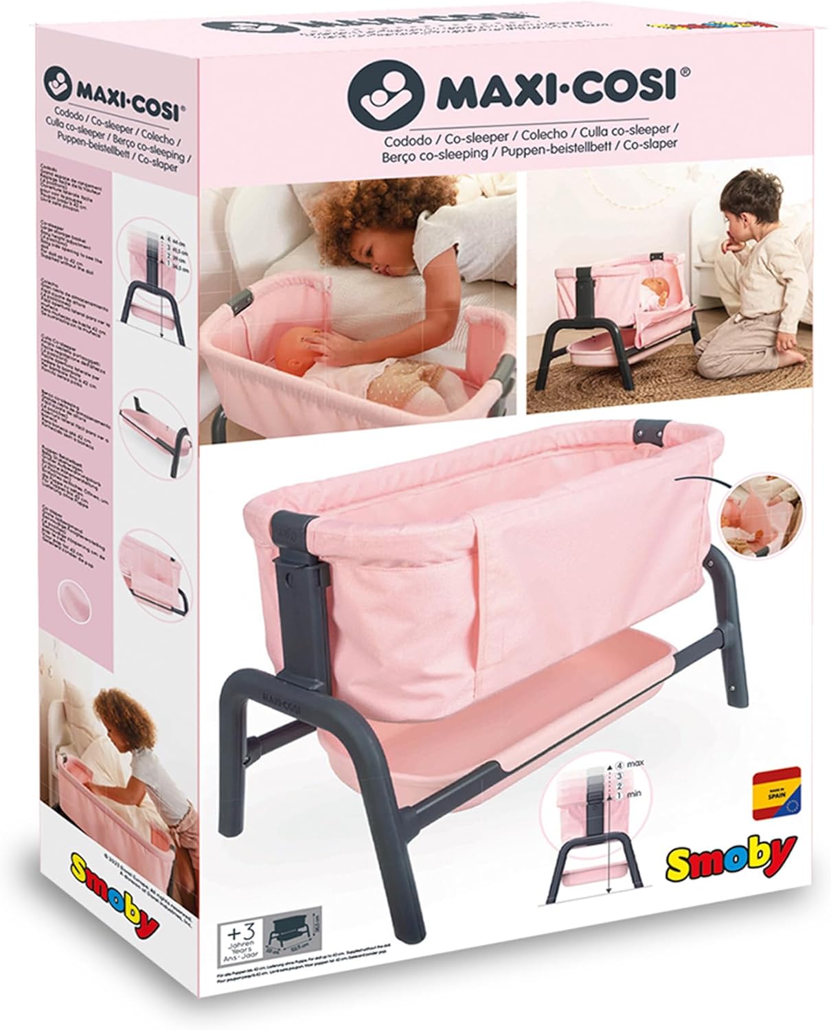 SMOBY Maxi Cosi Next to Me 7600240240, Rosa - immagine 5