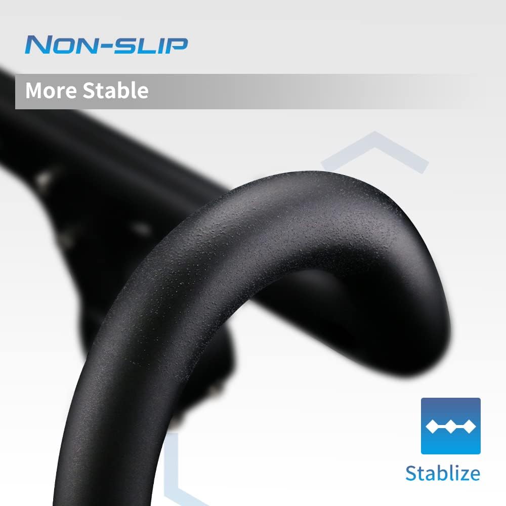 Alfa Pasca Manubrio Carbonio Bici Strada UD Opaco - immagine 3