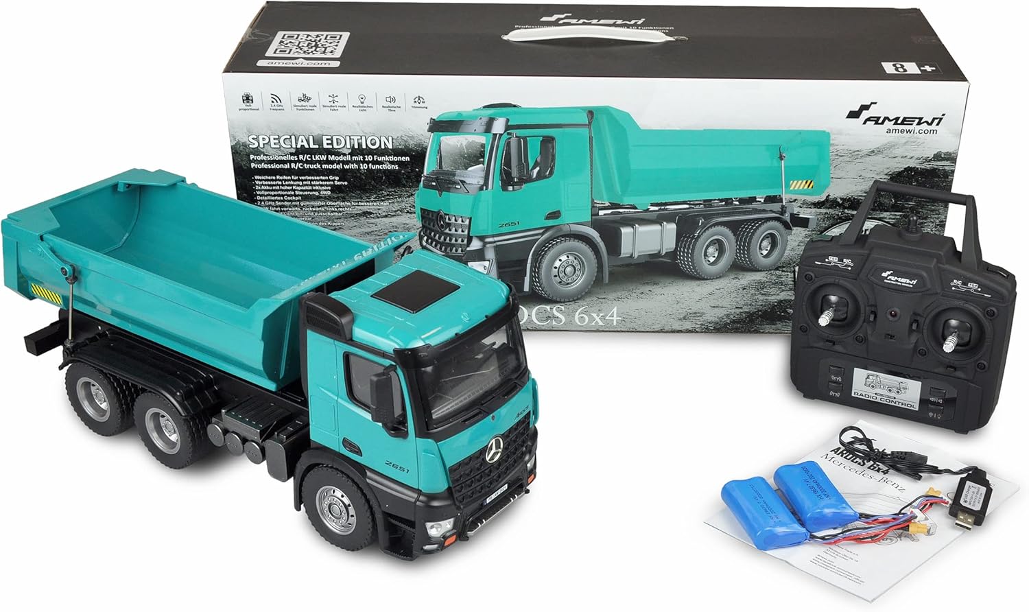 Amewi Mercedes Camion Ribaltabile PRO Metallo V2 - immagine 2