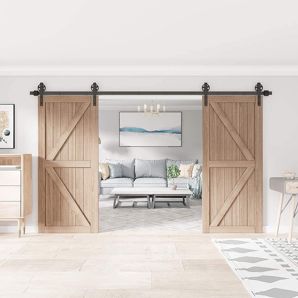 Winsoon Binario Porta Scorrevole 400cm per Doppia Porta - immagine 4