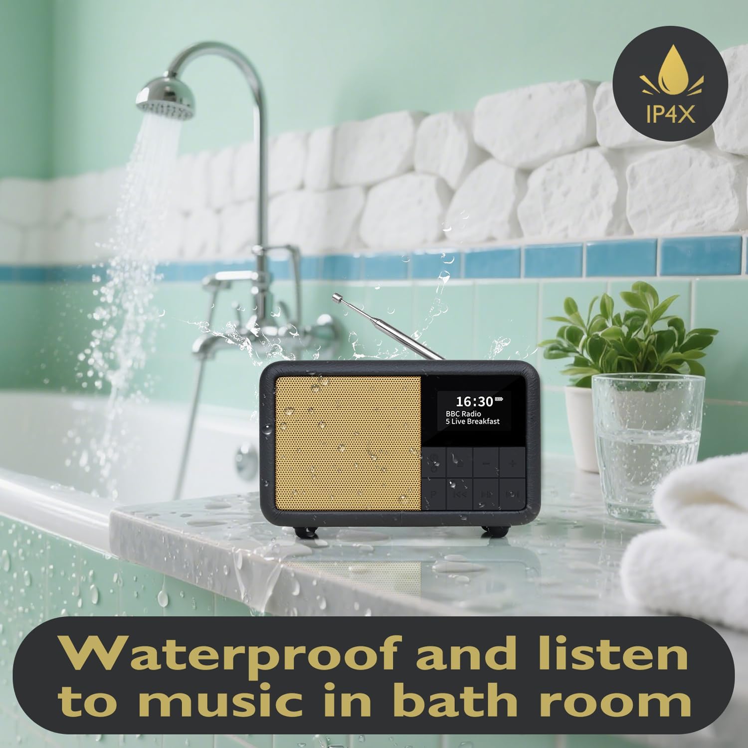 Lemega CR7 Mini Radio DAB+ Portatile con Bluetooth - immagine 5