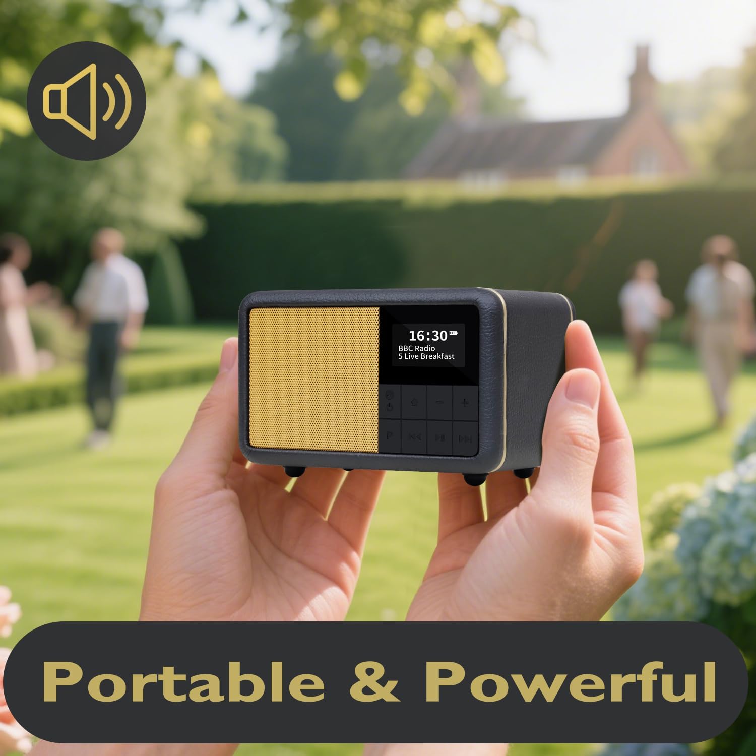 Lemega CR7 Mini Radio DAB+ Portatile con Bluetooth - immagine 6