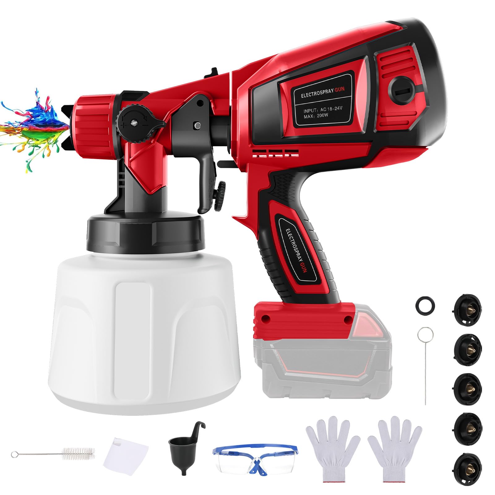 Sistema di Spruzzo a Batteria per Milwaukee M18 18V