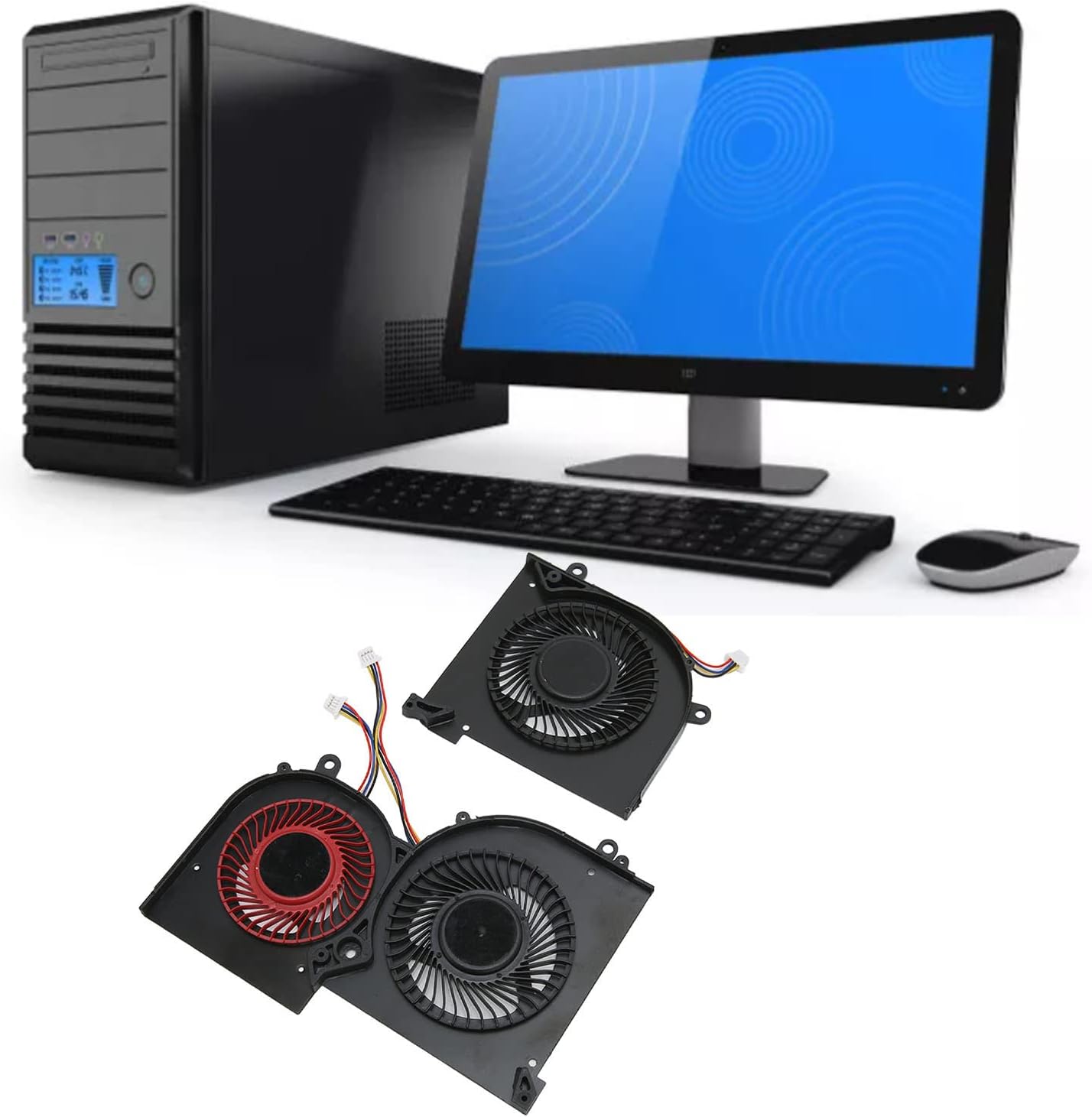 Ashata Ventola di Raffreddamento CPU GPU per MSI Gs65 - immagine 5