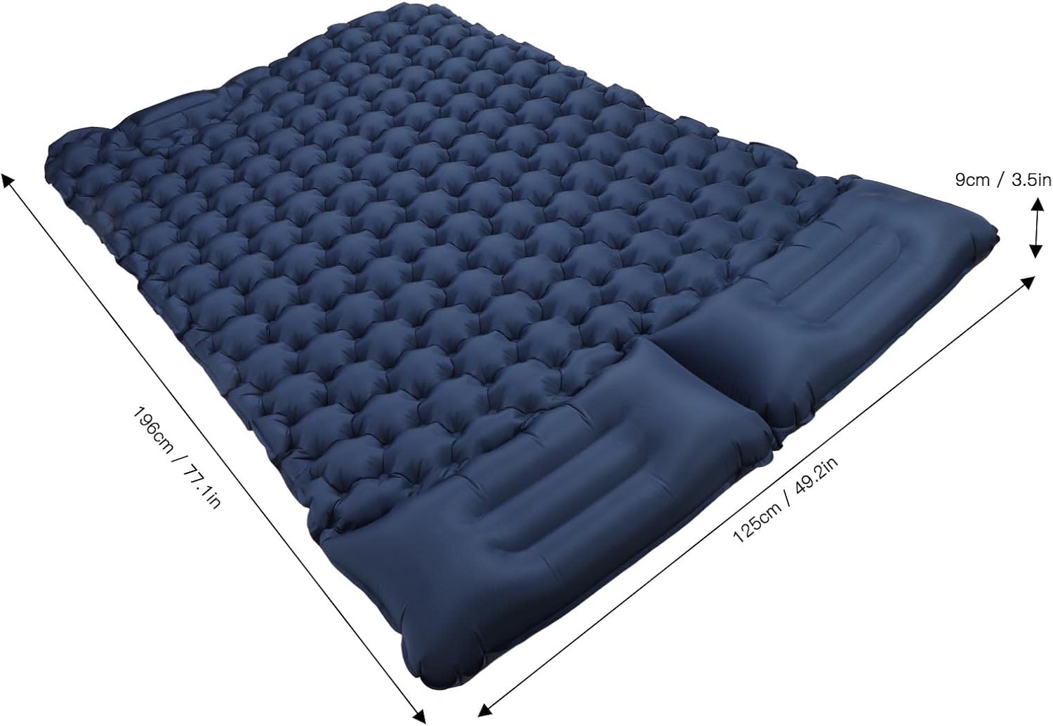 Materassino Campeggio Doppio con Pompa a Pedale - immagine 4