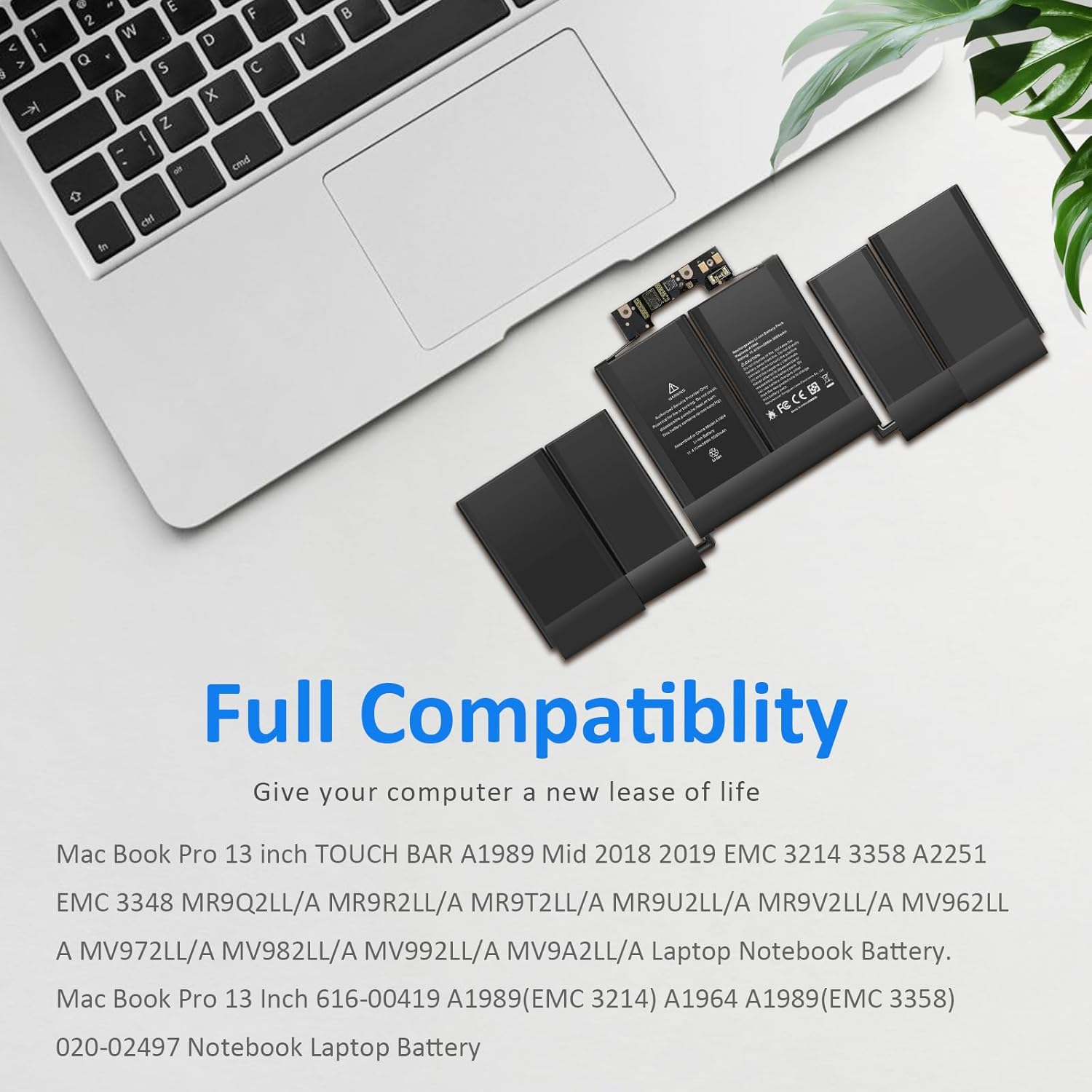 Asuncell Batteria A1964 A1989 per MacBook Pro 13 Inch - immagine 6