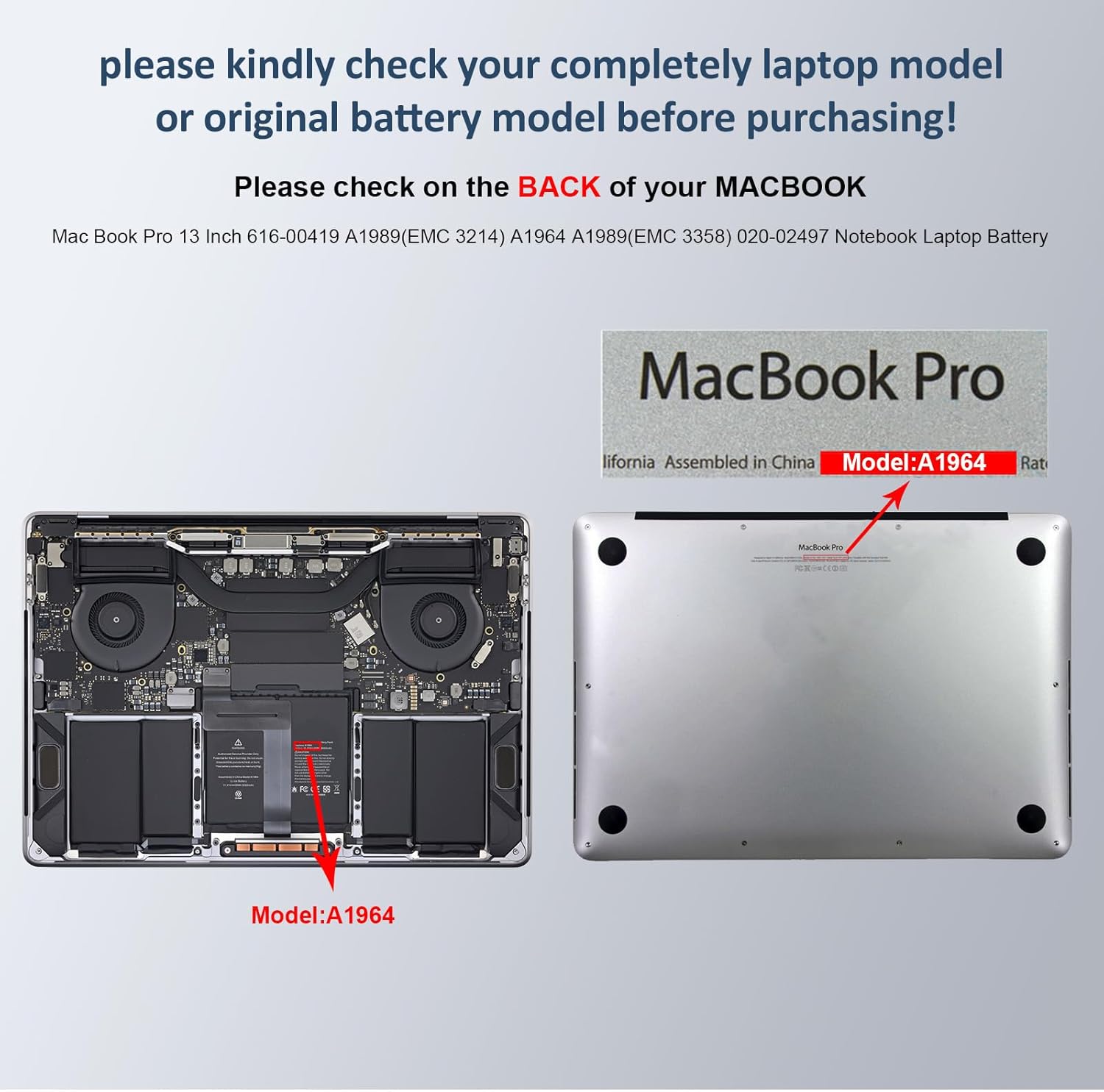 Asuncell Batteria A1964 A1989 per MacBook Pro 13 Inch - immagine 7