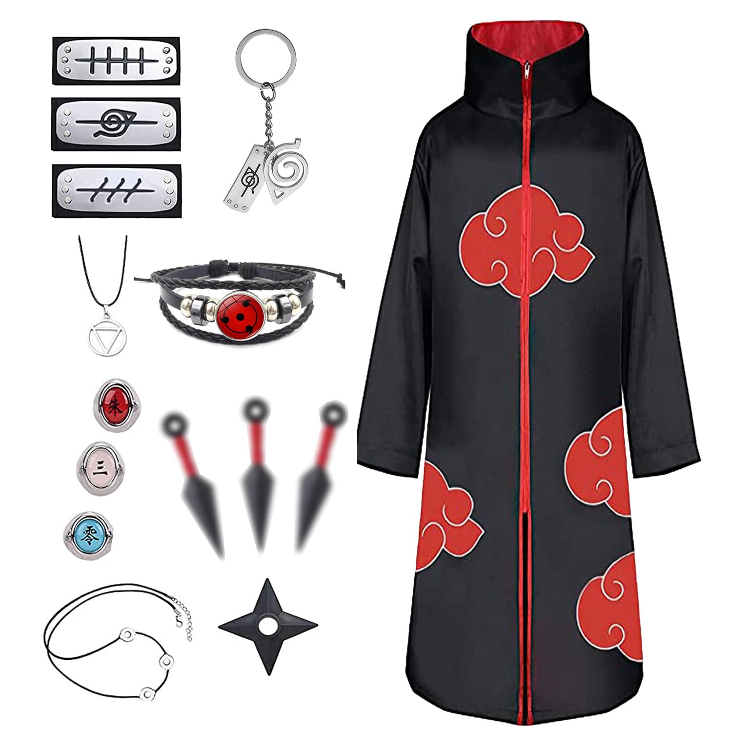 Akatsuki Mantello Costume da Travestimento per Fan Anime