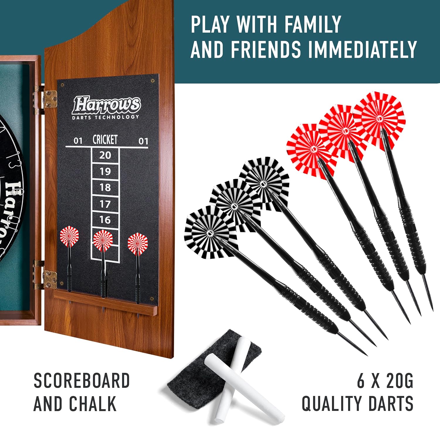 Harrows Suprême - Kit Completo Professionale di Freccette - immagine 3