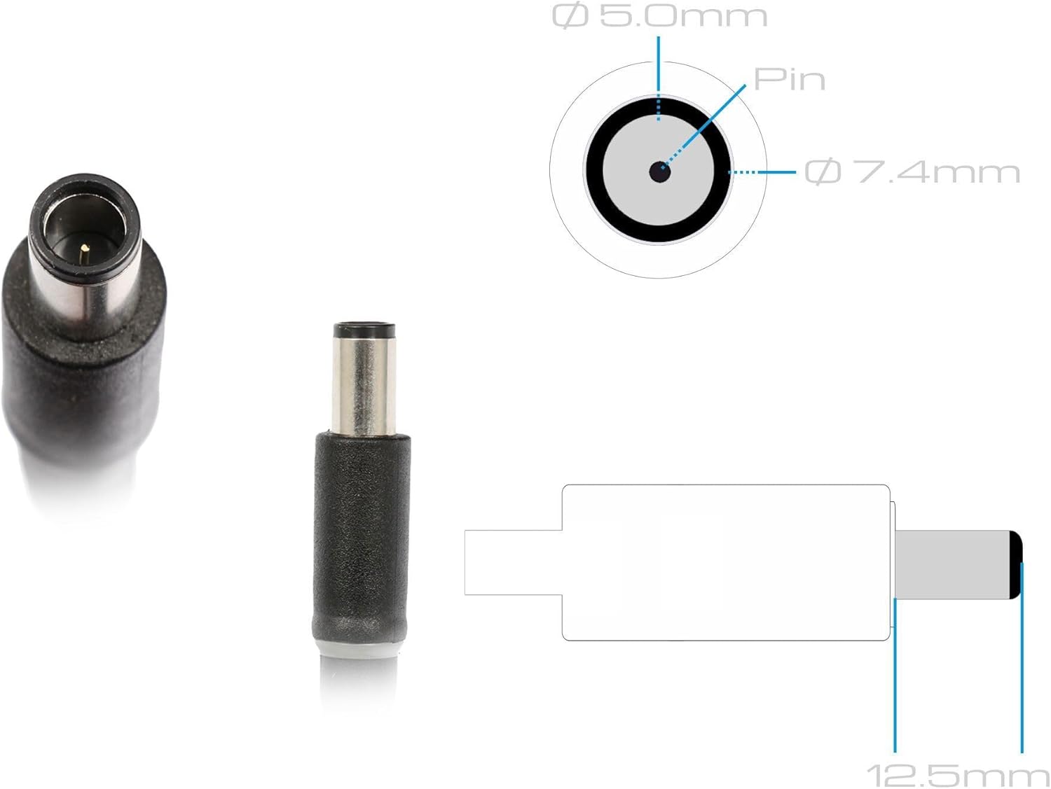 Dell XPS (L502X) originale alimentatore 130 watt forma sottile - immagine 3