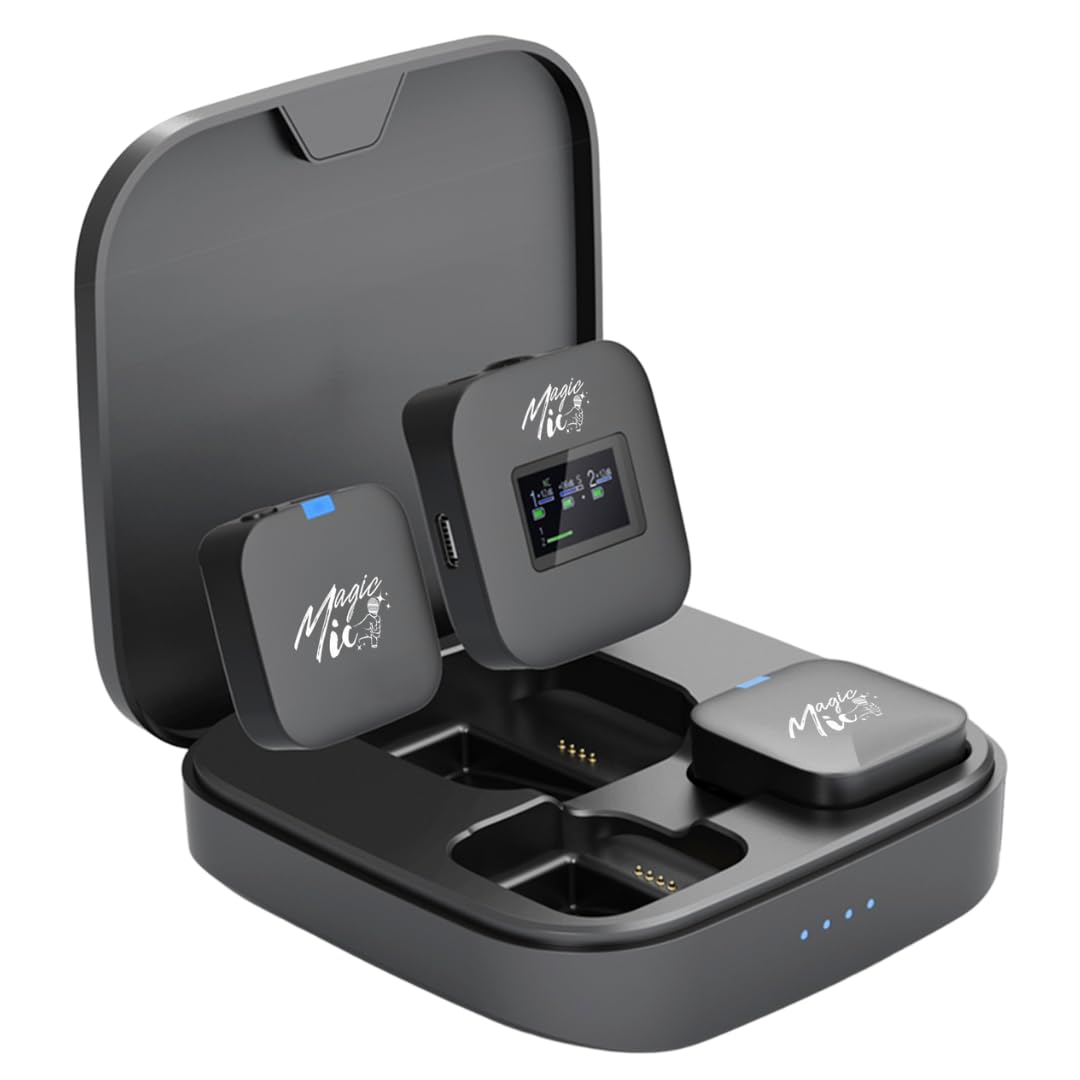 Magicmic Set Microfoni Radio 3 Pro - Wireless (2 TX + 1 RX)