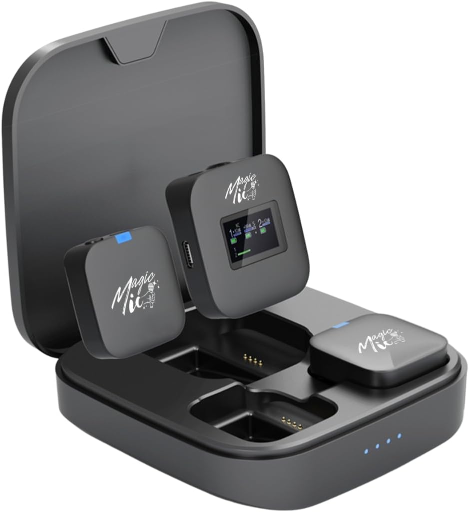 Magicmic Set Microfoni Radio 3 Pro - Wireless (2 TX + 1 RX) - immagine 1