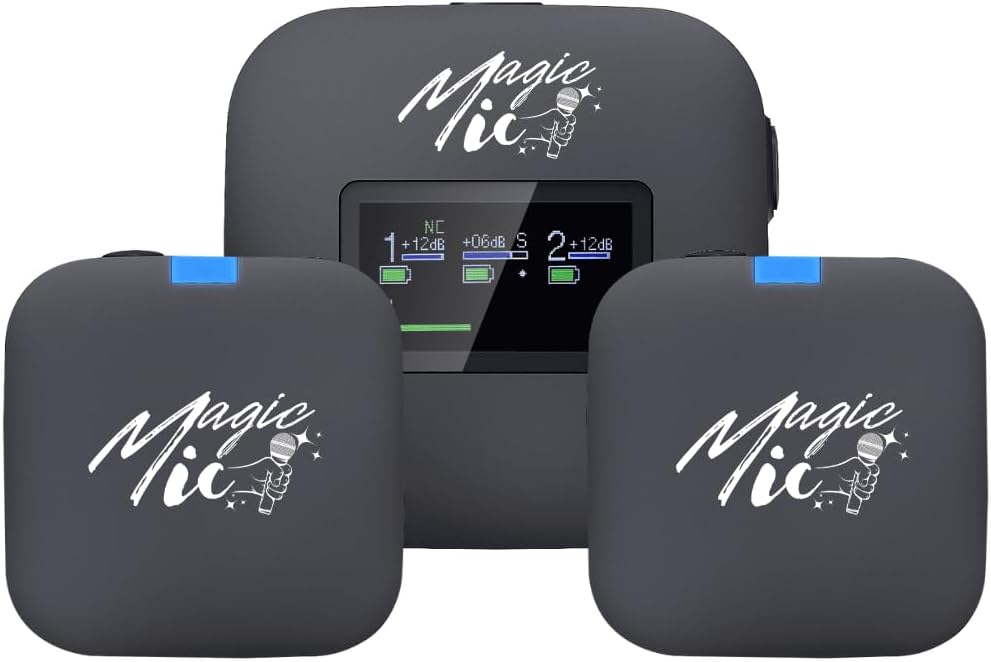 Magicmic Set Microfoni Radio 3 Pro - Wireless (2 TX + 1 RX) - immagine 6